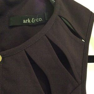 Office/Cocktail cutout dress (dark purple/wine)